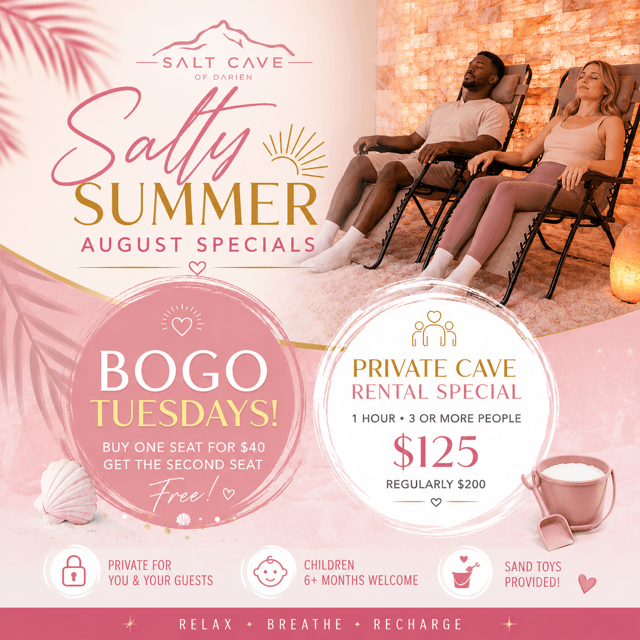 Salt Cave of Darien Summer Specials